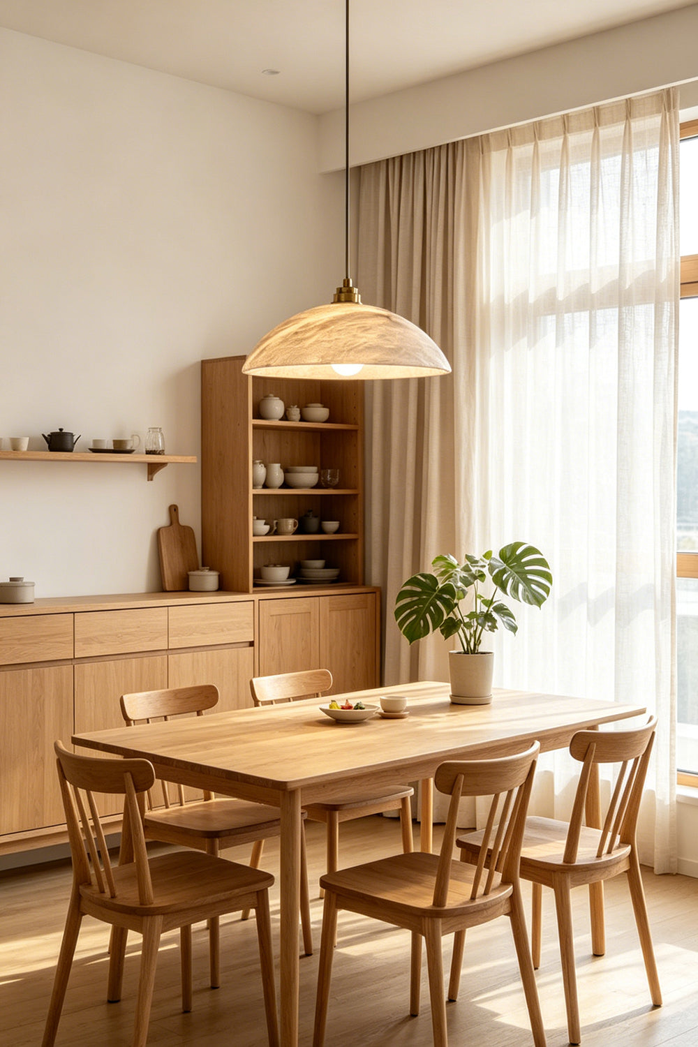 Helios Alabaster Pendant Lamp for Dining Room | Samu  Lamp

