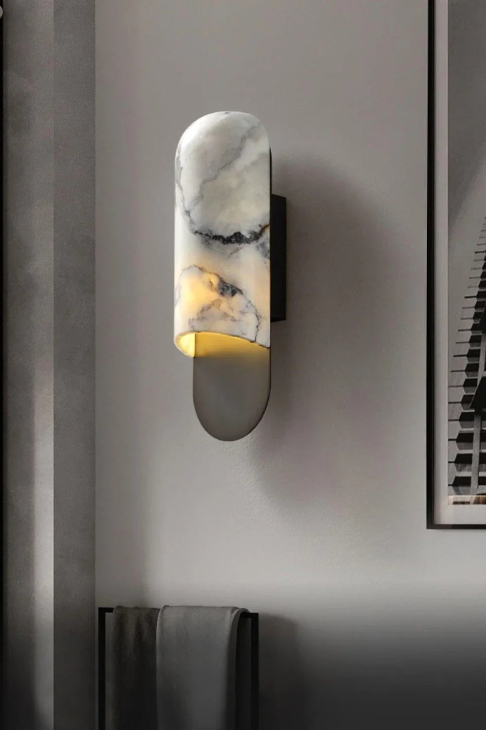 Marble Hl Wall Sconce - view 5 | vexalamps