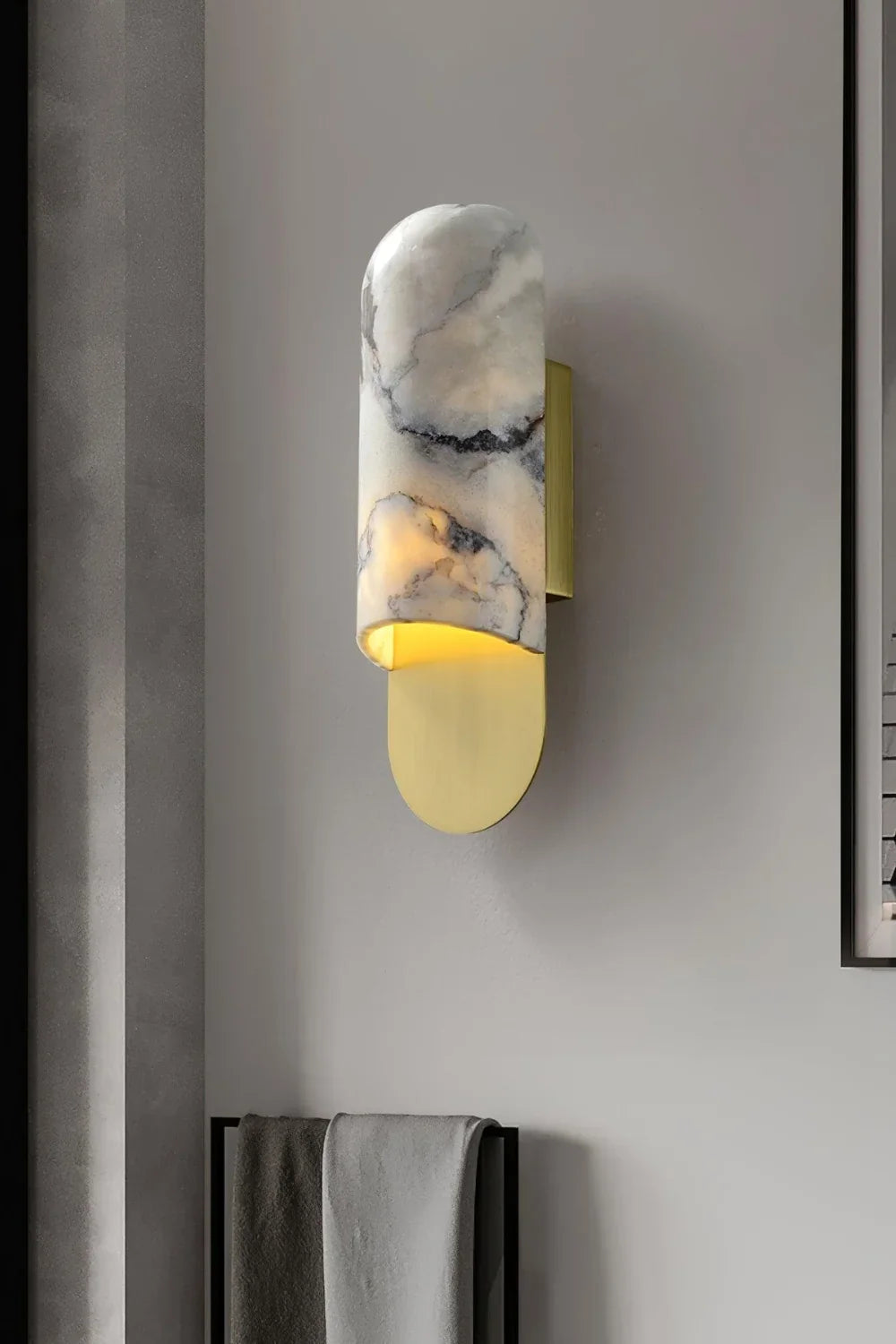 Marble Hl Wall Sconce - view 4 | vexalamps