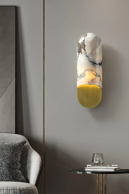 Marble Hl Wall Sconce - view 2 | vexalamps
