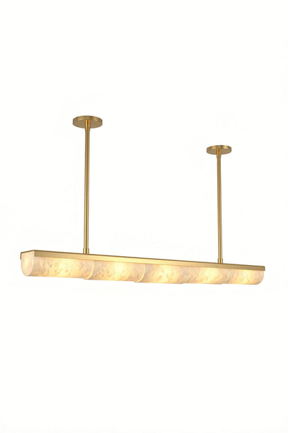 Imperial Strata Alabaster Linear Pendant Lamp