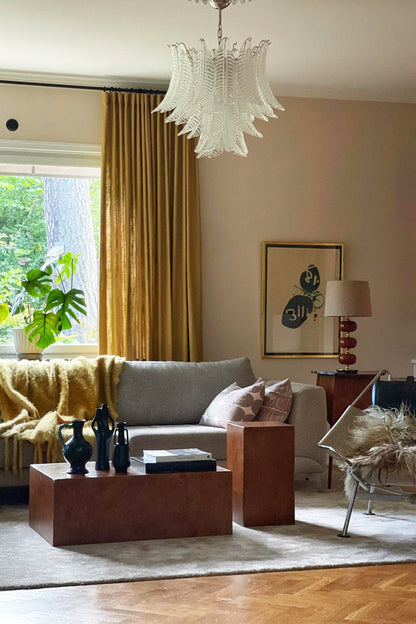Italian Art Leaf Chandelier - view 10 | vexalamps