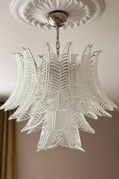 Italian Art Leaf Chandelier - view 12 | vexalamps