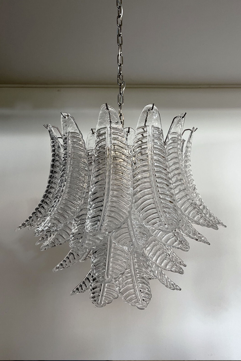 Italian Art Leaf Chandelier - view 20 | vexalamps