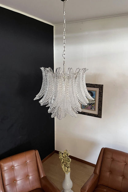 Italian Art Leaf Chandelier - view 17 | vexalamps