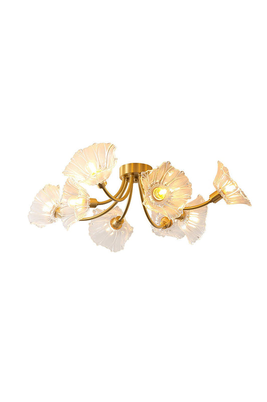 Kalin Blossom Petal Glass Ceiling Lamp | vexalamps