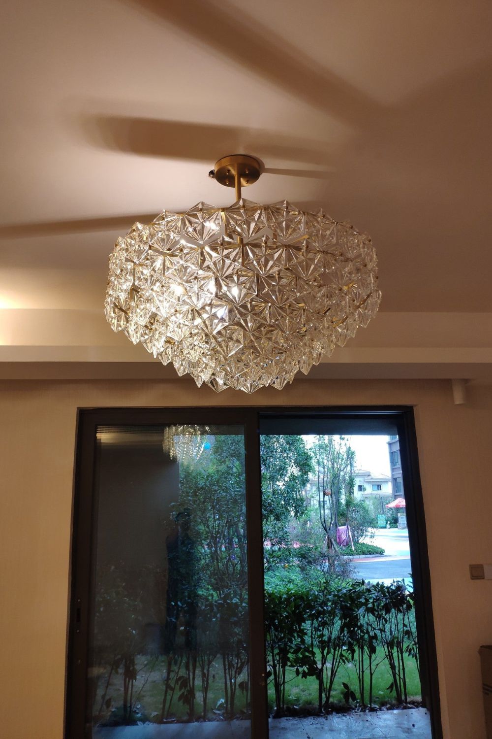 Kinkeldey Crystal Prism Chandelier - vexalamps