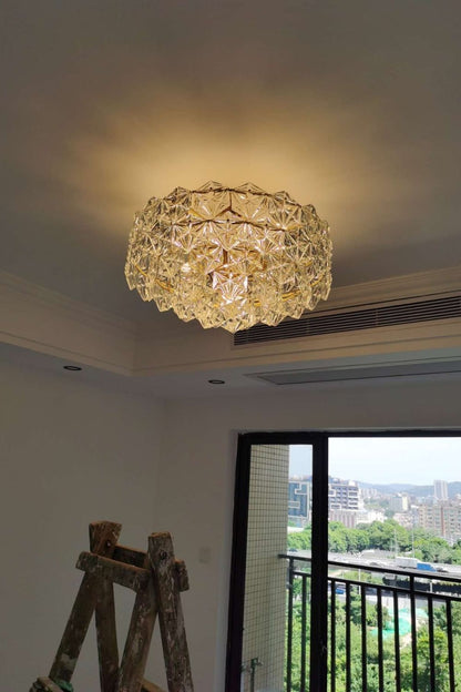 Kinkeldey Crystal Prism Chandelier - vexalamps