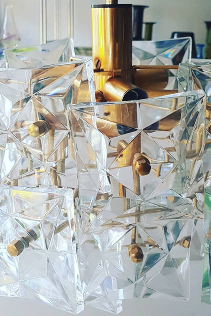 Kinkeldey Crystal Prism Chandelier - vexalamps