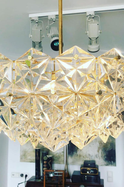 Kinkeldey Crystal Prism Chandelier - vexalamps