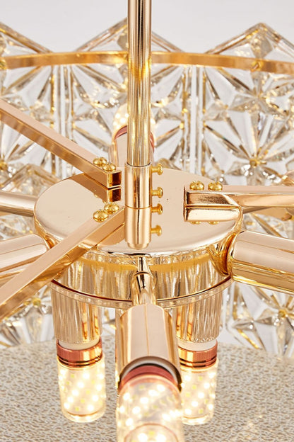 Kinkeldey Crystal Prism Chandelier - vexalamps