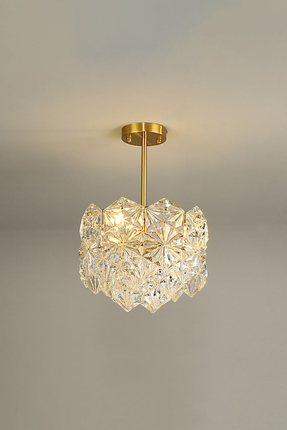 Kinkeldey Crystal Prism Chandelier - vexalamps