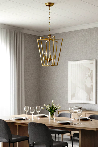 Lantern-shaped chandelier - view 4 | vexalamps