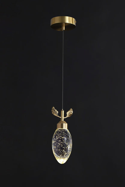 Leaves Water Drops Pendant Light - vexalamps