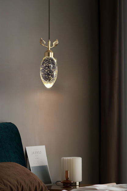 Leaves Water Drops Pendant Light - vexalamps