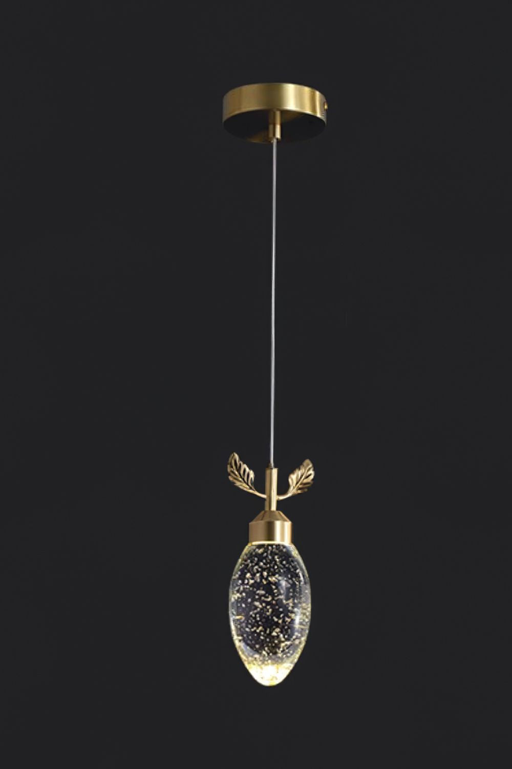 Leaves Water Drops Pendant Light - vexalamps