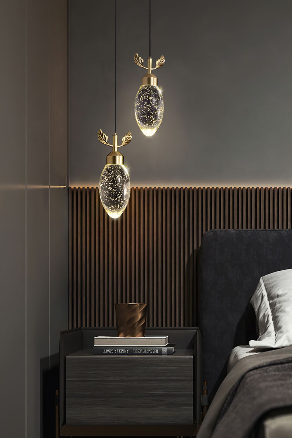 Leaves Water Drops Pendant Light - vexalamps