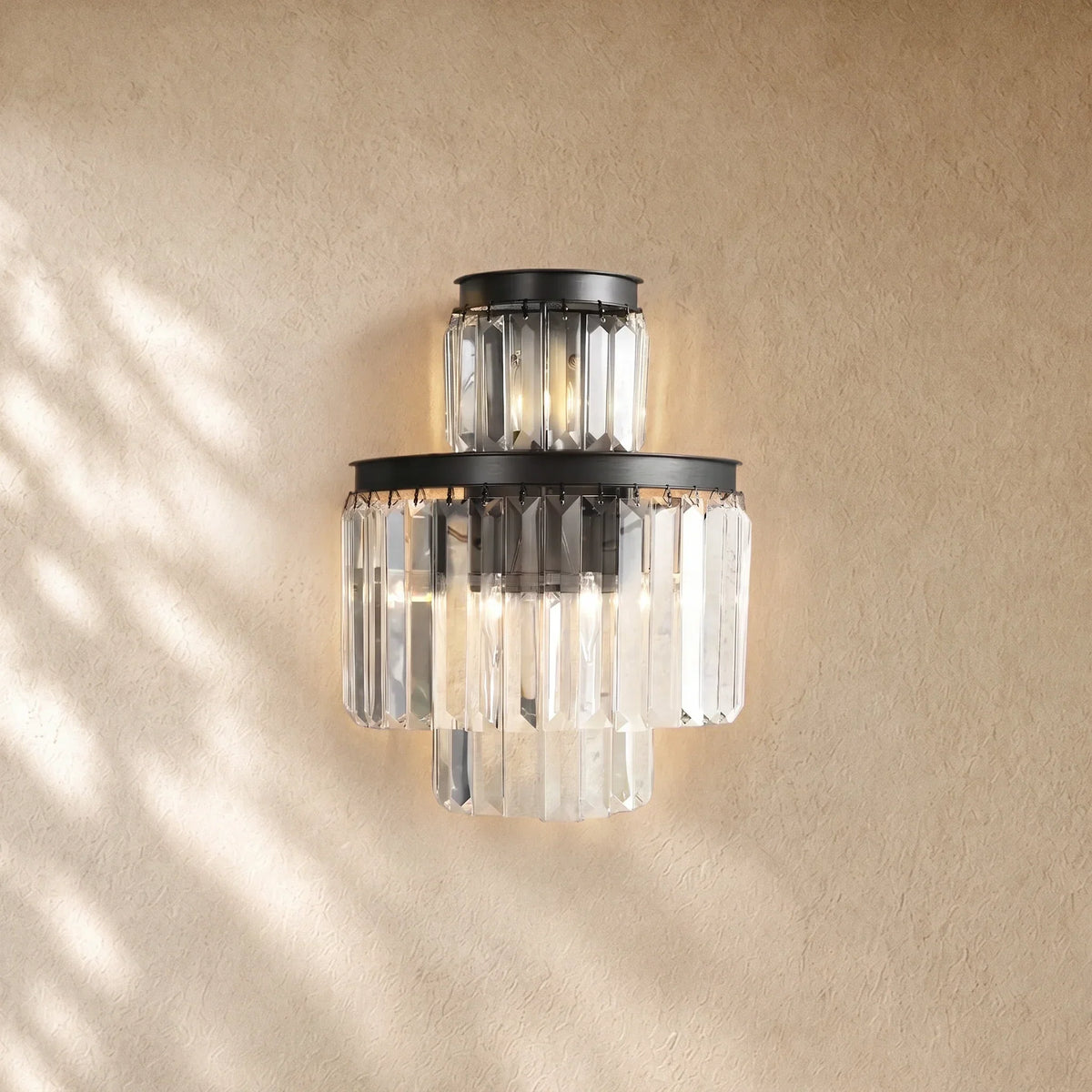 Leylend 3-Light Wall Sconce - Black