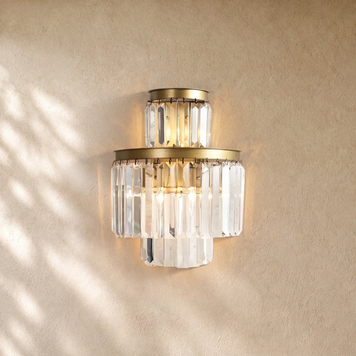 Leylend 3-Light Wall Sconce - Brass