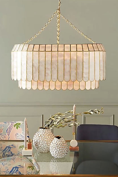 Light Luxury Shell Chandelier - view 8 | vexalamps