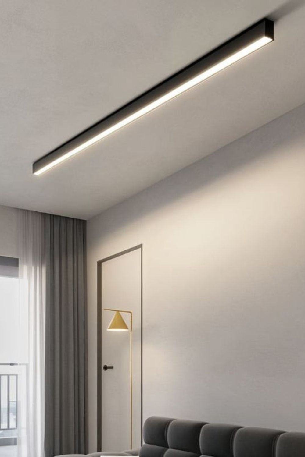 Modern Ligne Ceiling Light - view 2 | vexalamps