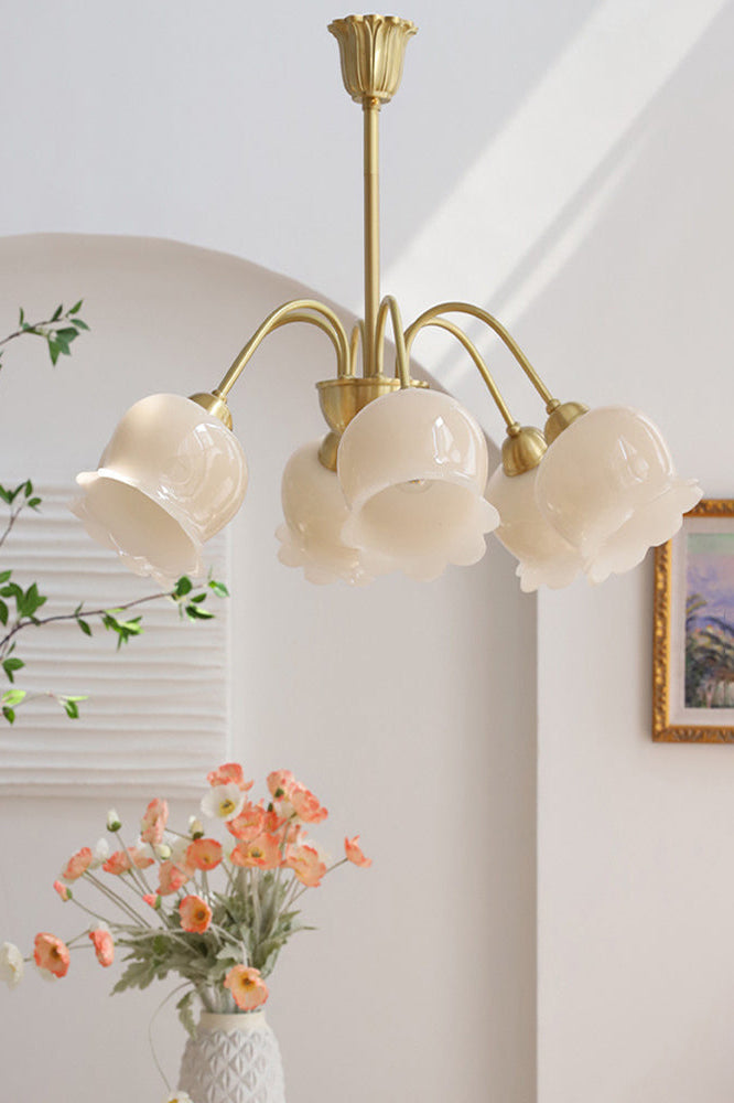 Flowers Lily of the Valley Chandelier - view 8 | vexalamps