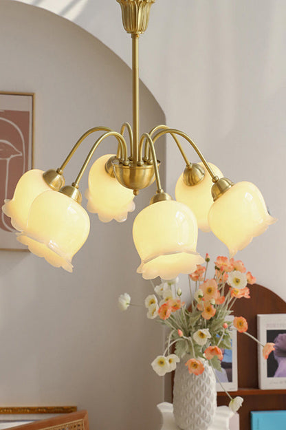 Flowers Lily of the Valley Chandelier - view 9 | vexalamps