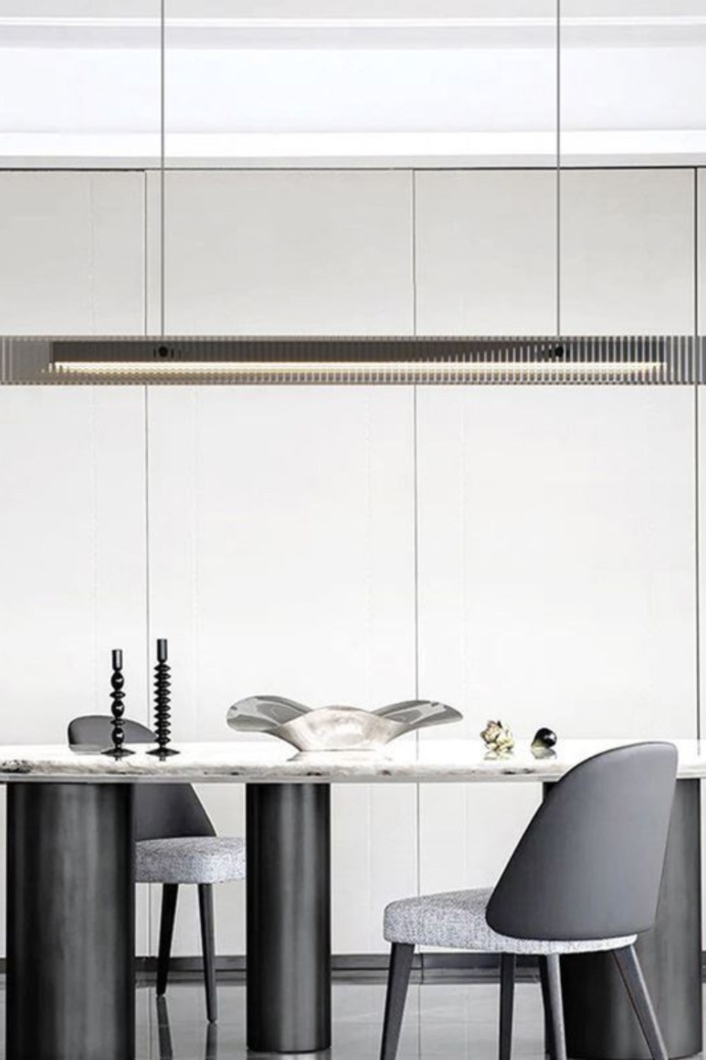Linear Glass Pendant Light - vexalamps