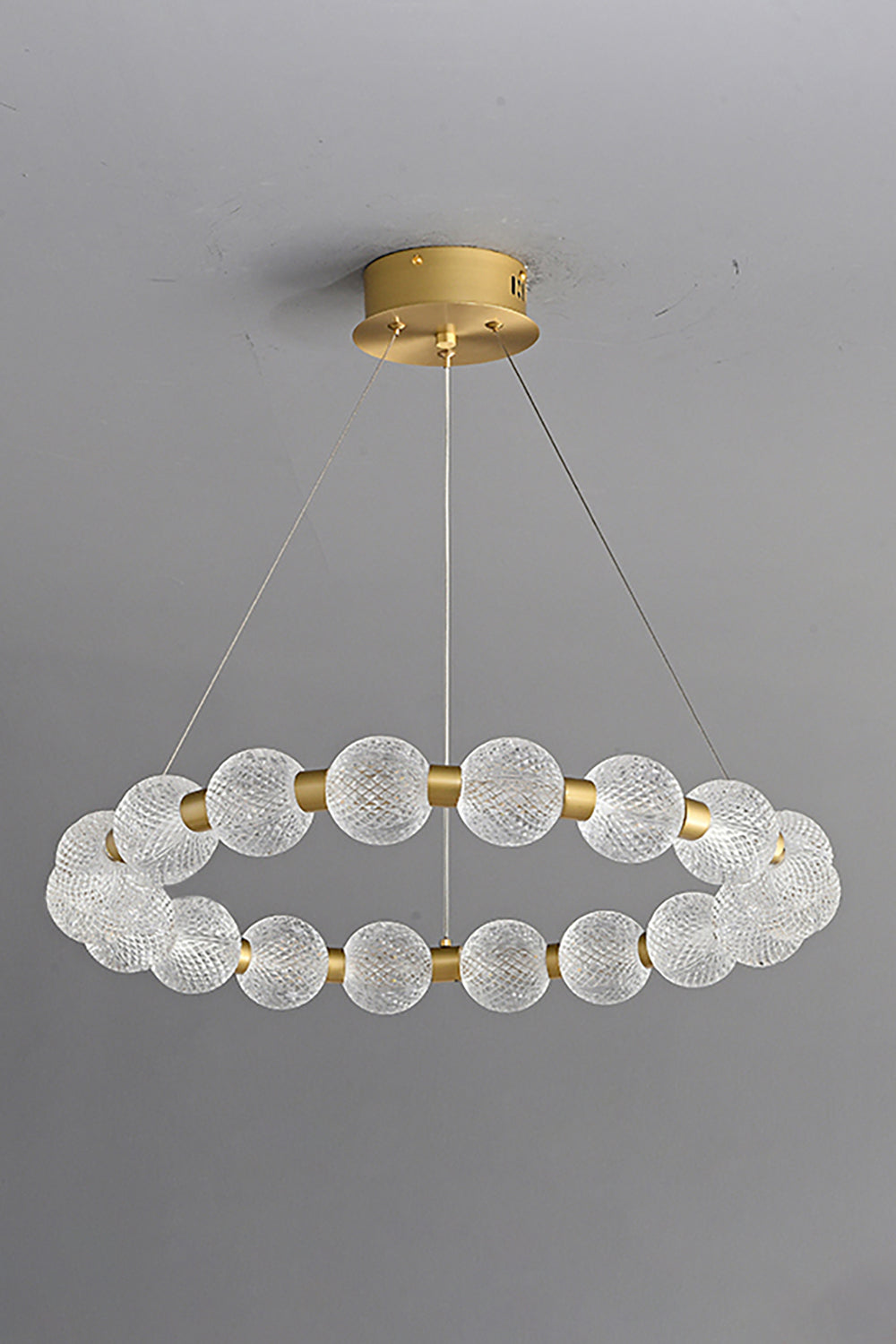 Luxury Pearl Ring Chandelier - vexalamps
