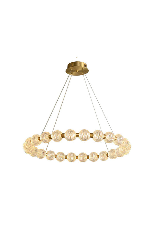 Luxury Pearl Ring Chandelier - vexalamps