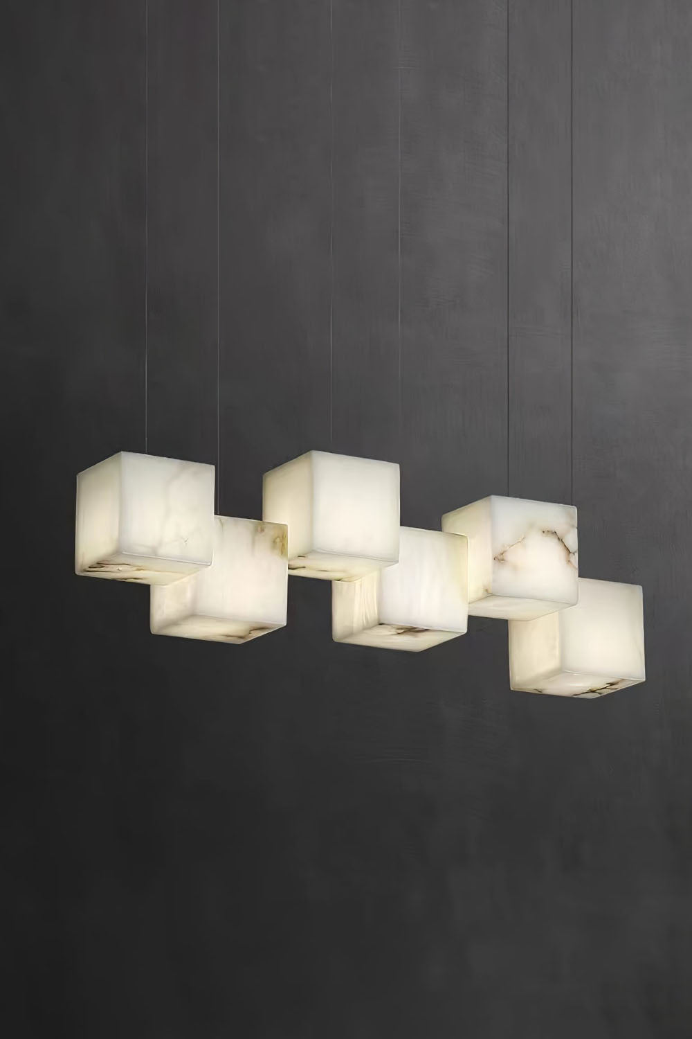 Marble Box Chandelier - vexalamps