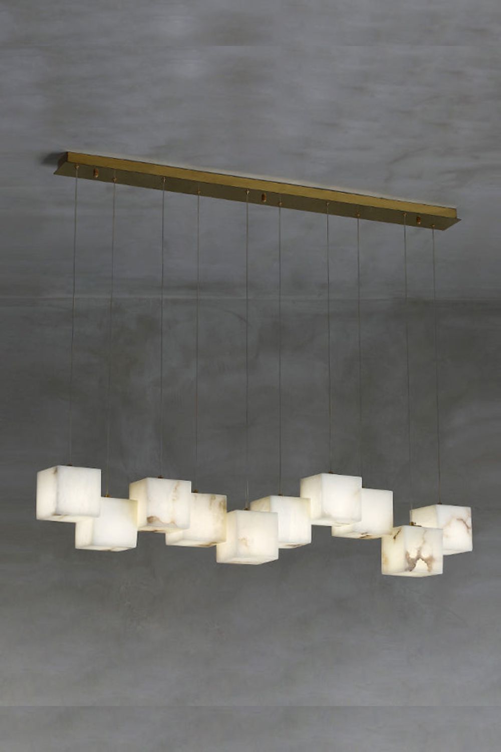 Marble Box Chandelier - vexalamps