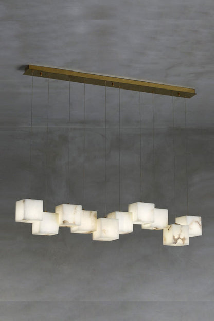 Marble Box Chandelier - vexalamps