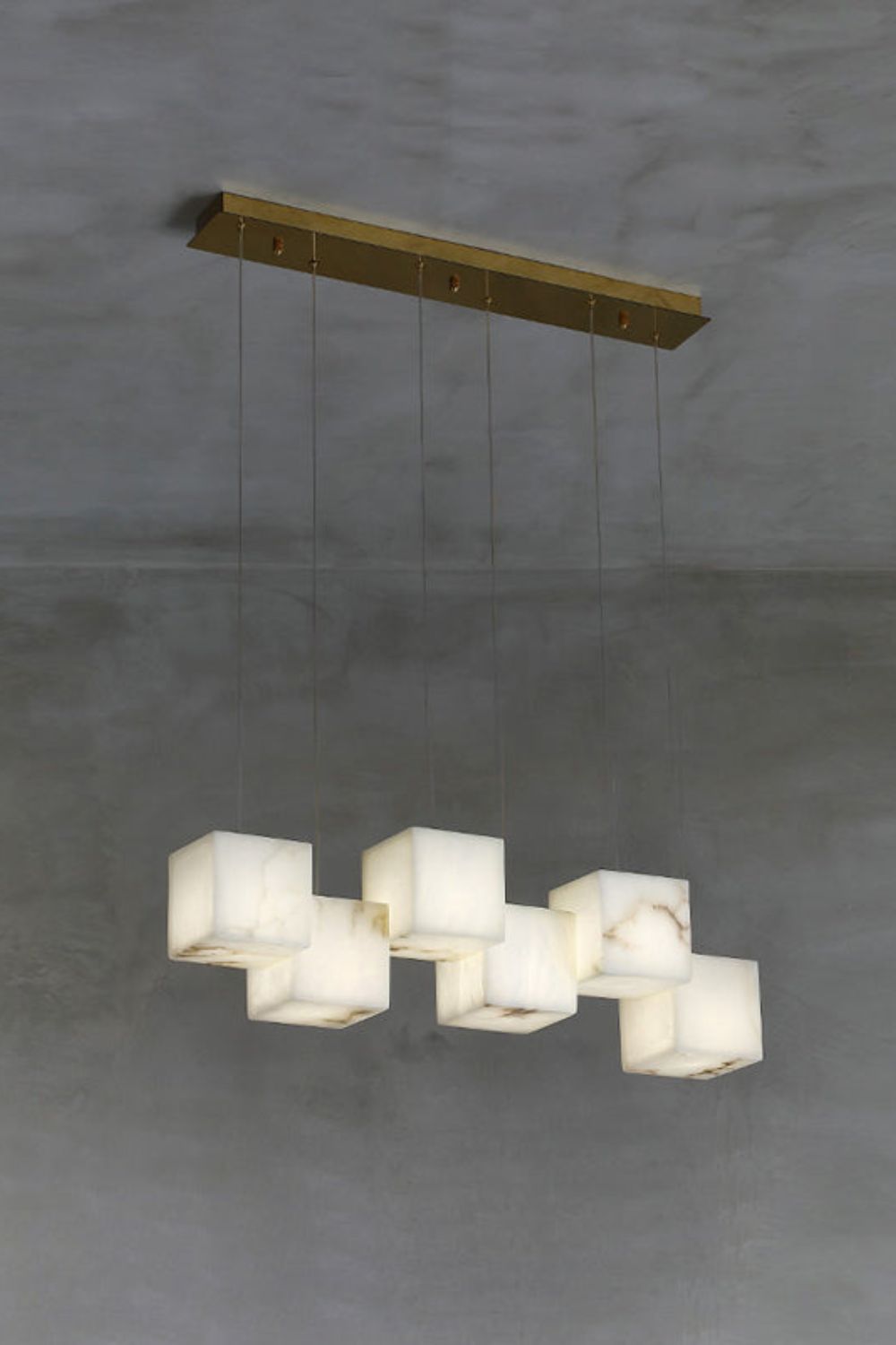 Marble Box Chandelier - vexalamps