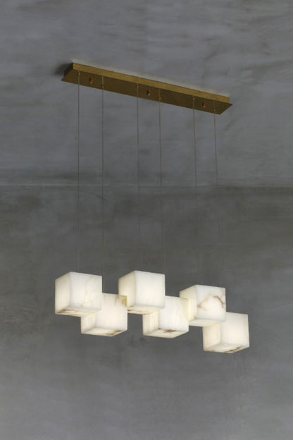 Marble Box Chandelier - vexalamps