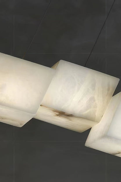 Marble Box Chandelier - vexalamps