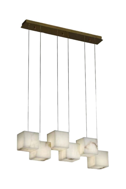Marble Box Chandelier - vexalamps
