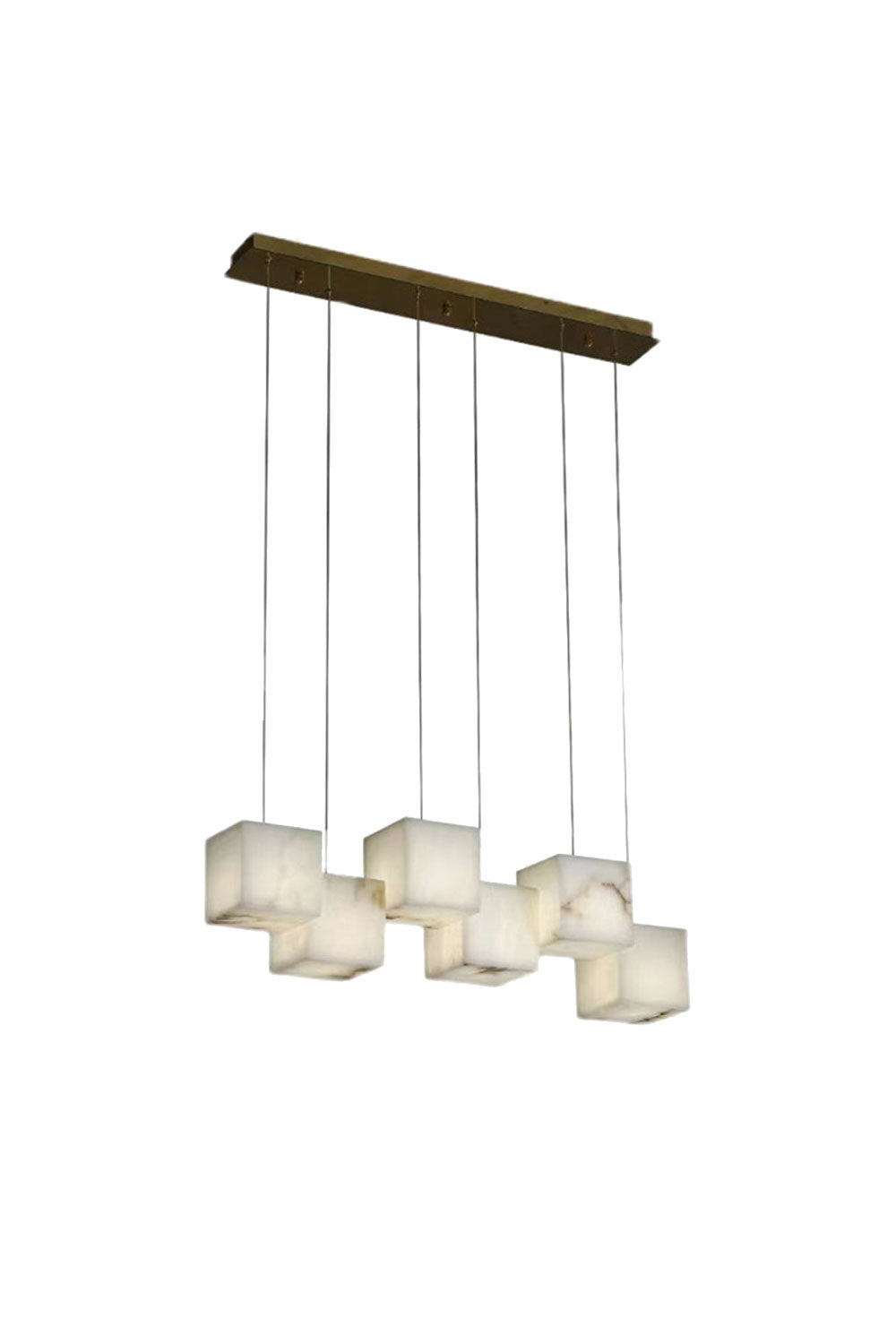 Marble Box Chandelier - vexalamps