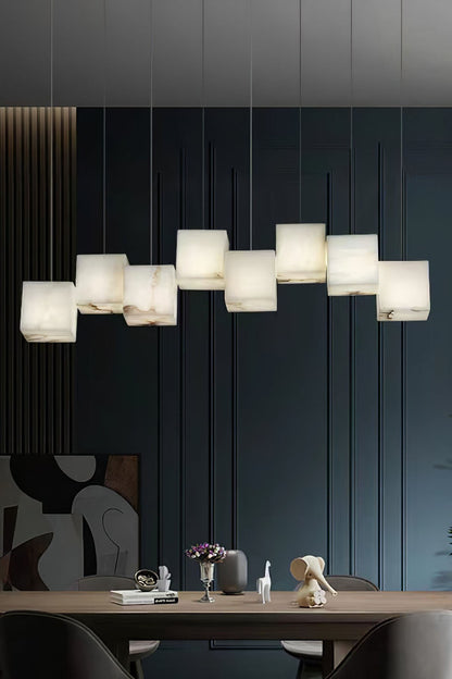 Marble Box Chandelier - vexalamps