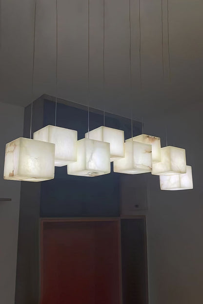 Marble Box Chandelier - vexalamps
