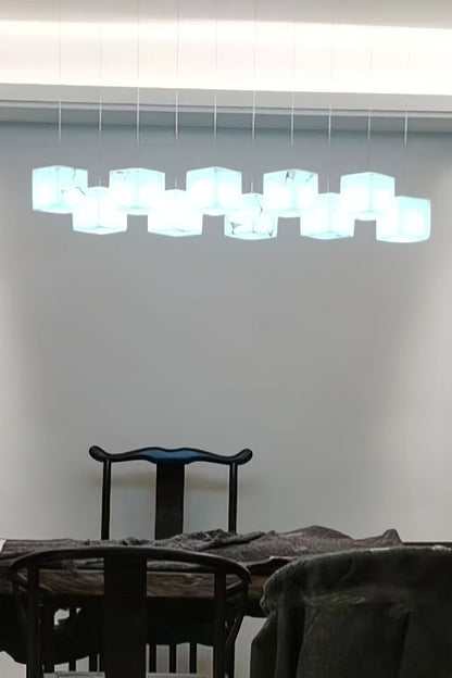 Marble Box Chandelier - vexalamps