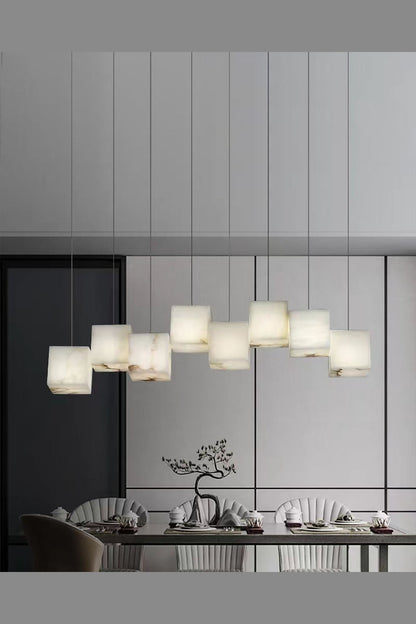 Marble Box Chandelier - vexalamps