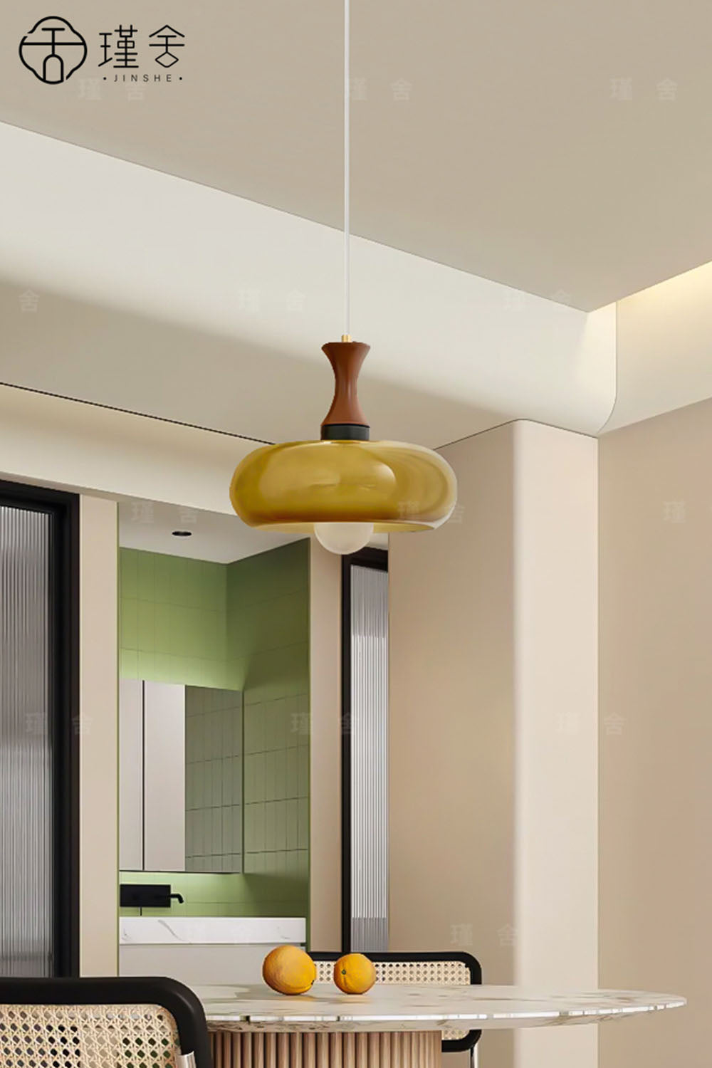 Mayon Plug In Pendant Lamp - view 12 | vexalamps