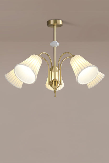 Medieval Ceramic Trumpet Chandelier - vexalamps