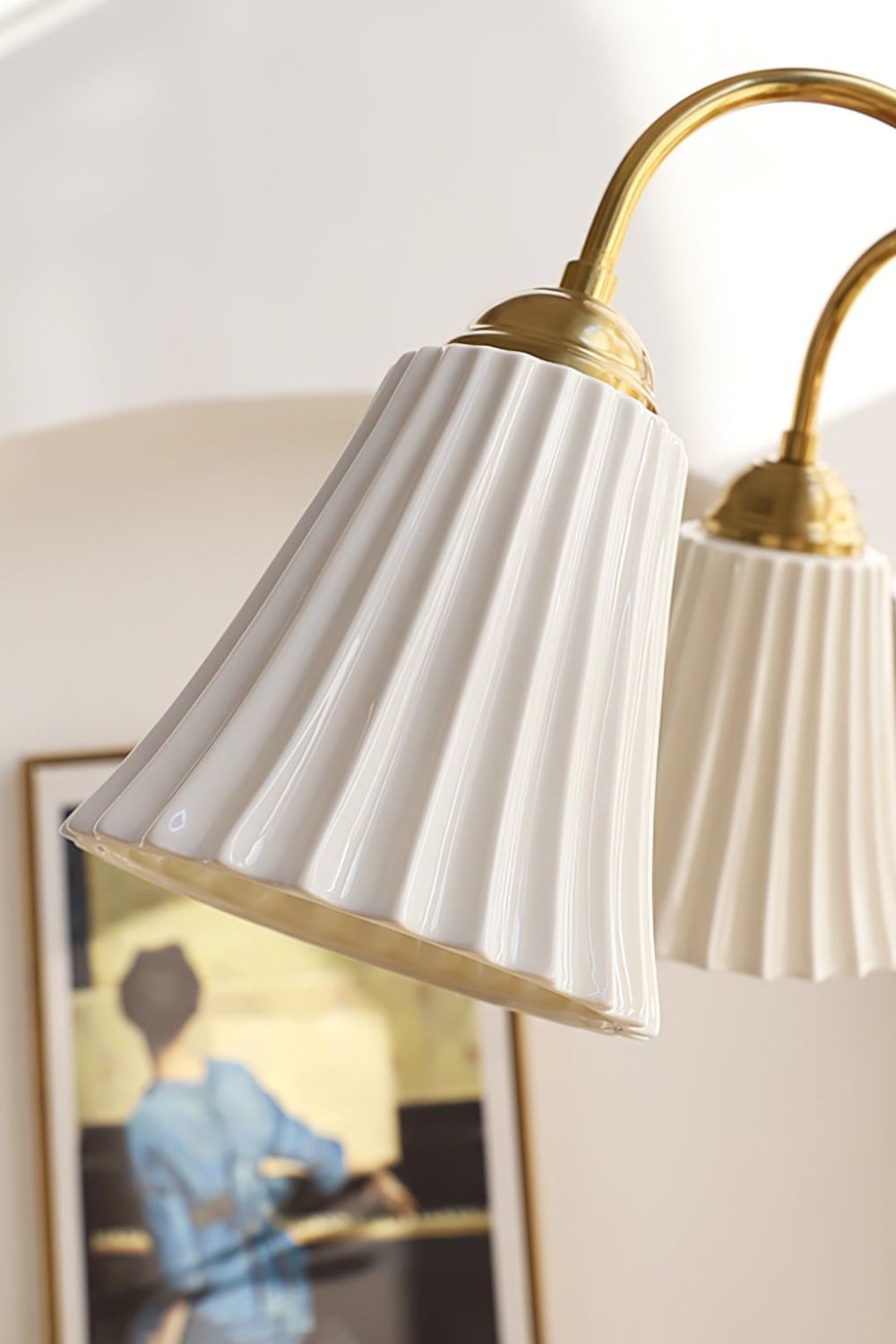 Medieval Ceramic Trumpet Chandelier - vexalamps