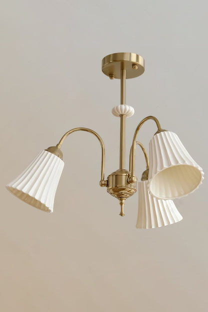 Medieval Ceramic Trumpet Chandelier - vexalamps