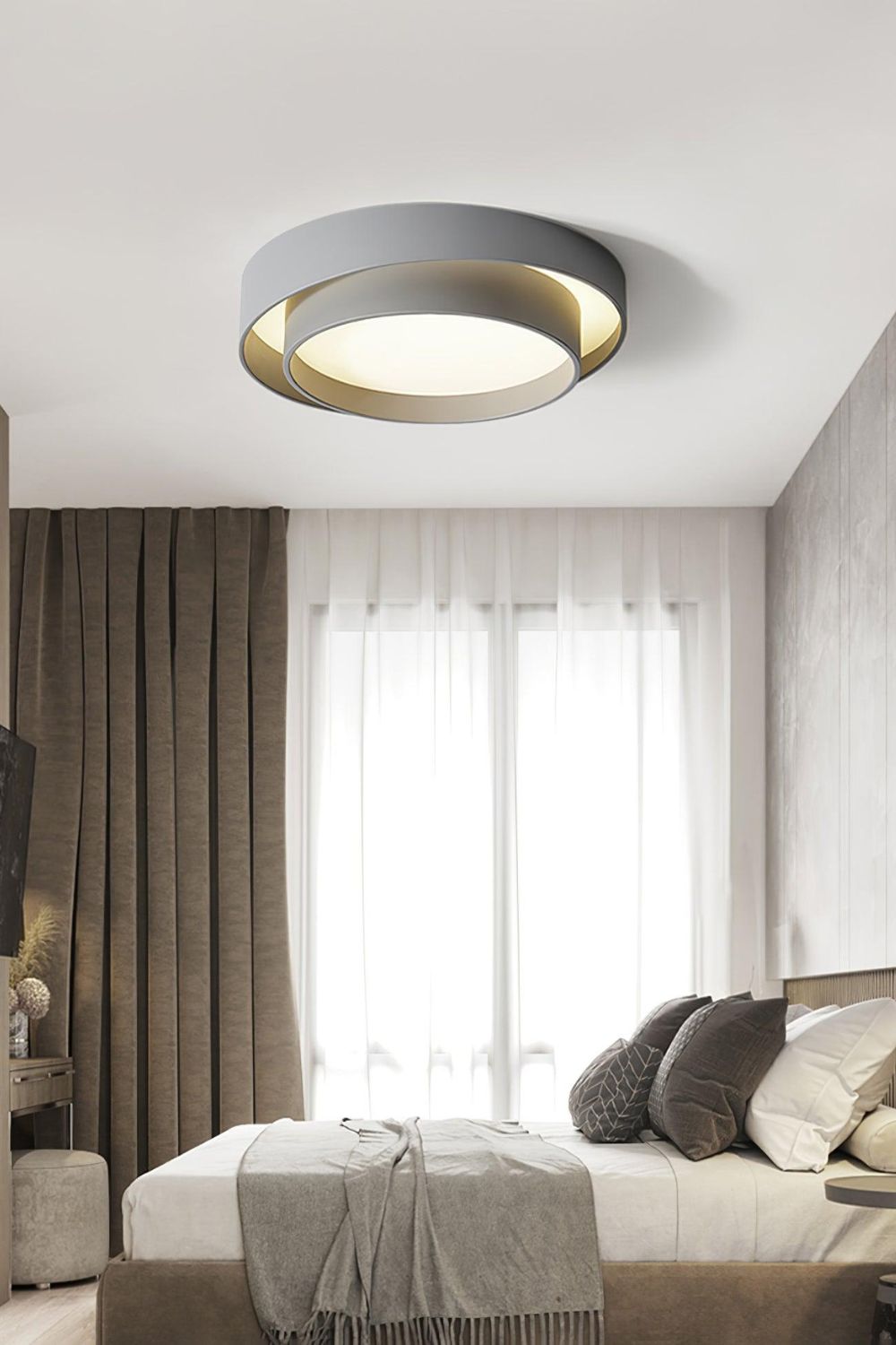 Modern Round Melody Ceiling Lamp - view 3 | vexalamps