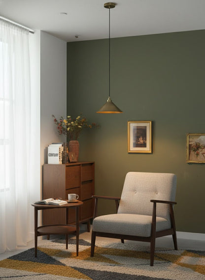 Metal Cone Pendant Light - view 5 | vexalamps