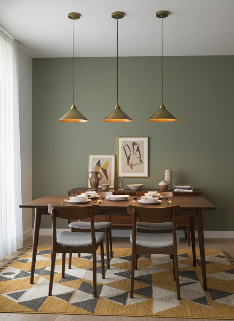 Metal Cone Pendant Light - view 8 | vexalamps