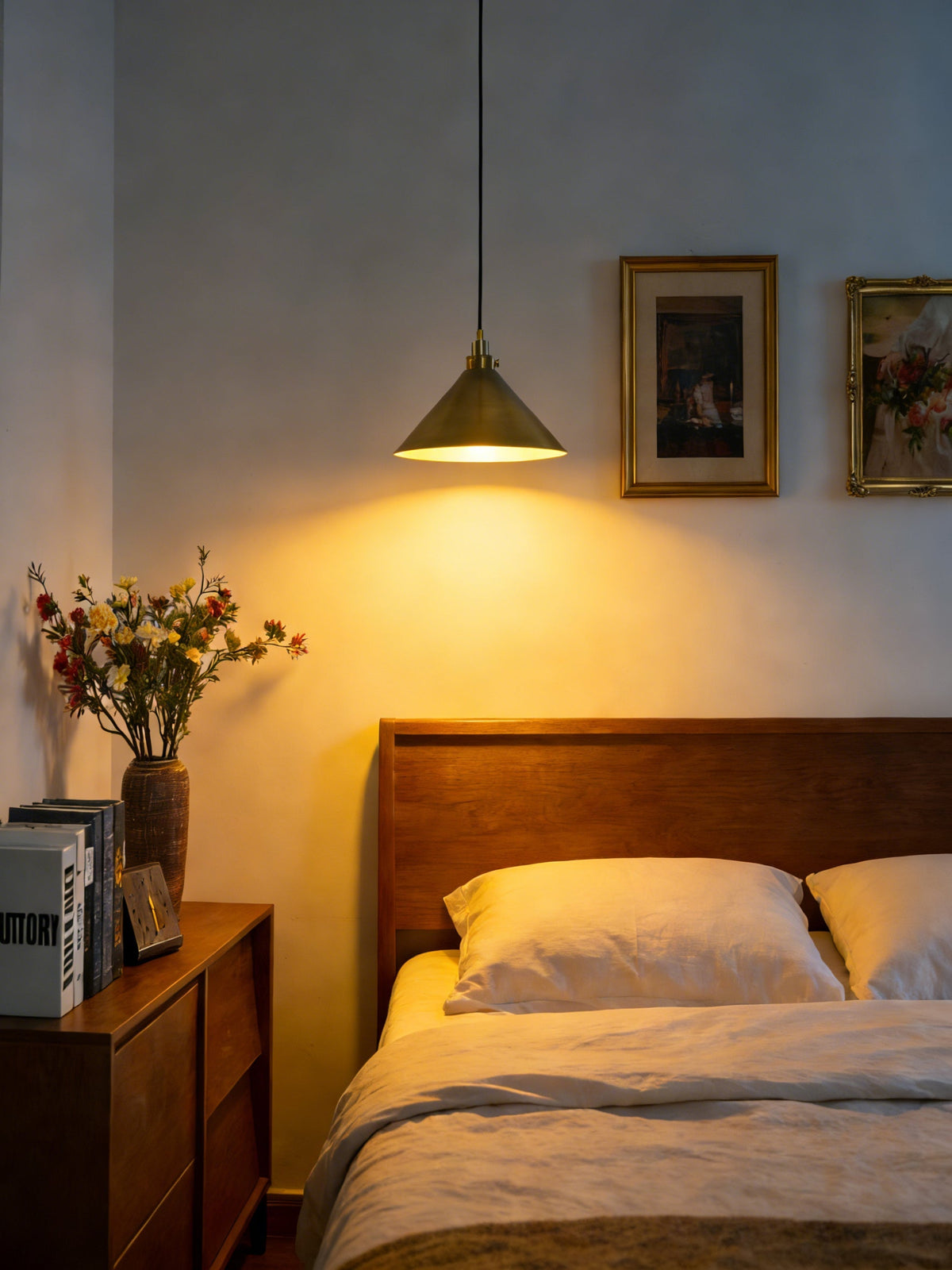 Metal Cone Pendant Light - view 3 | vexalamps